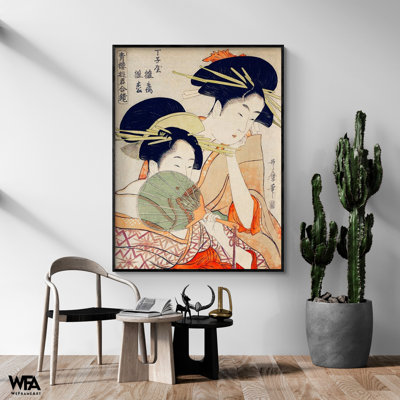Art de chambre d'inspiration asiatique, œuvre d'art asiatique de maison de thé, décor de magasin de thé asiatique, art mural de boulangerie asiatique, jolie affiche asiatique 5 x 7 po