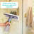 Glass Cleaner Spray Bottle with Built-in Squeegee
