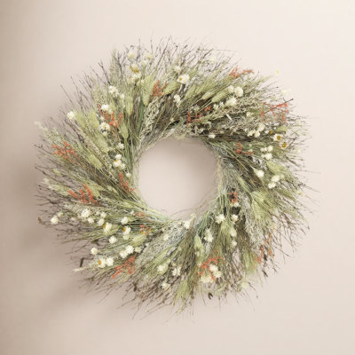 Chou 30" Handcrafted Wildflower Wreath