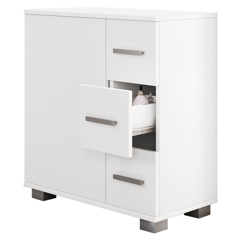 Sayaan Bathroom Cabinet, White