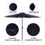 Parasol de marché octogonal 9 pi Riya-1049646812