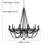 Knaack 12-Light Dimmable Beaded Chandelier -2144298427