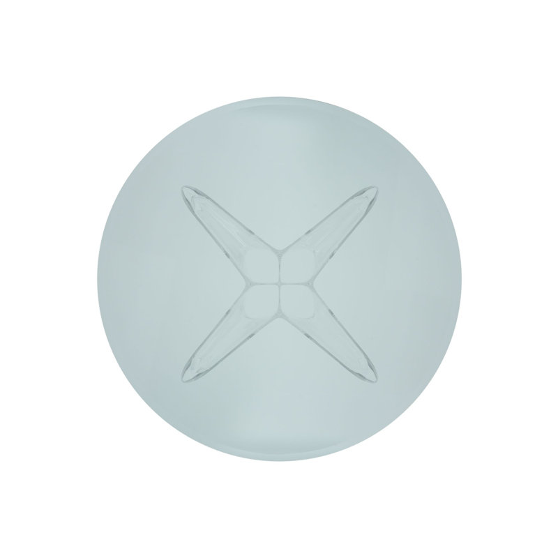 Sir Gio Round Glass Dining Table, Transparent, Green