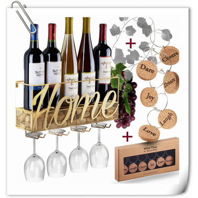 Soller Wine Bottle & Glass Rack