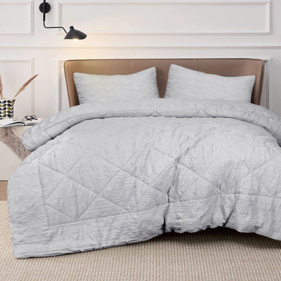 Ensemble d'édredon en microfibre 3 pièces Raneen