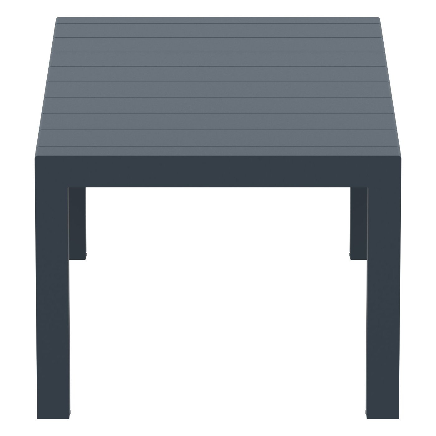 Farrah Extendable Plastic / Acrylic Outdoor Dining Table, Rattan Gray, 39" W x 102" L x 29.5" H