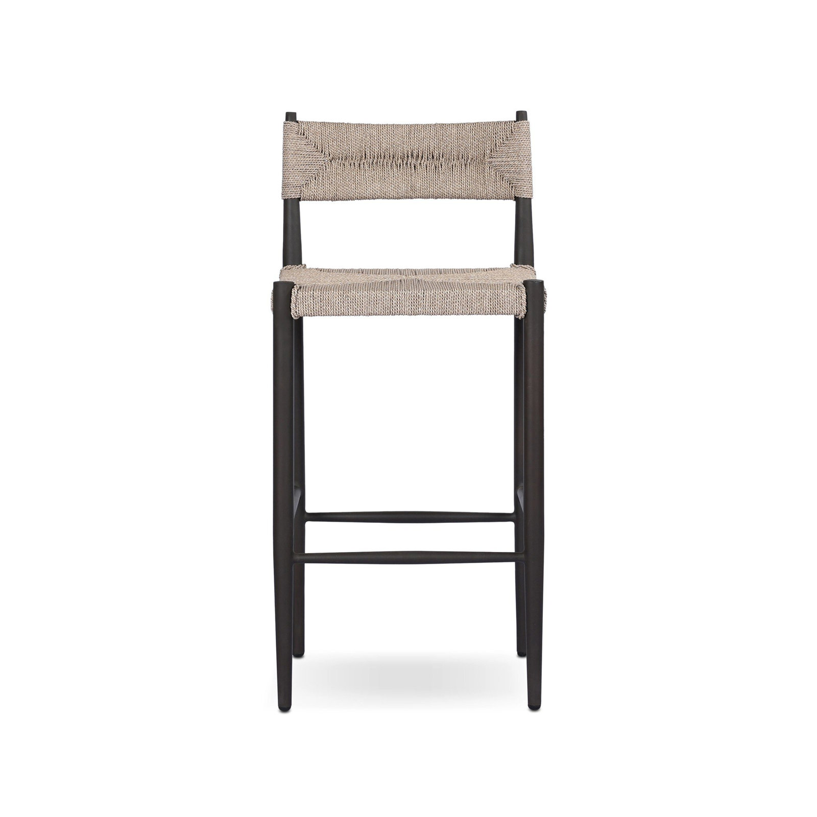 Lomas Outdoor Metal Stool-Bronze-Counter, 30"