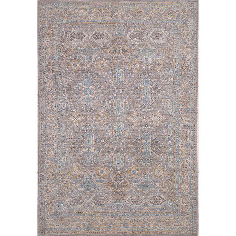 Ziegler 3000 Wool Oriental Area Rug in Gray