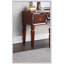 Ensemble de meuble-lavabo classique luxueux avec tabouret, 3 tiroirs de rangement et miroir à trois volets pour un élégant décor de chambre à coucher