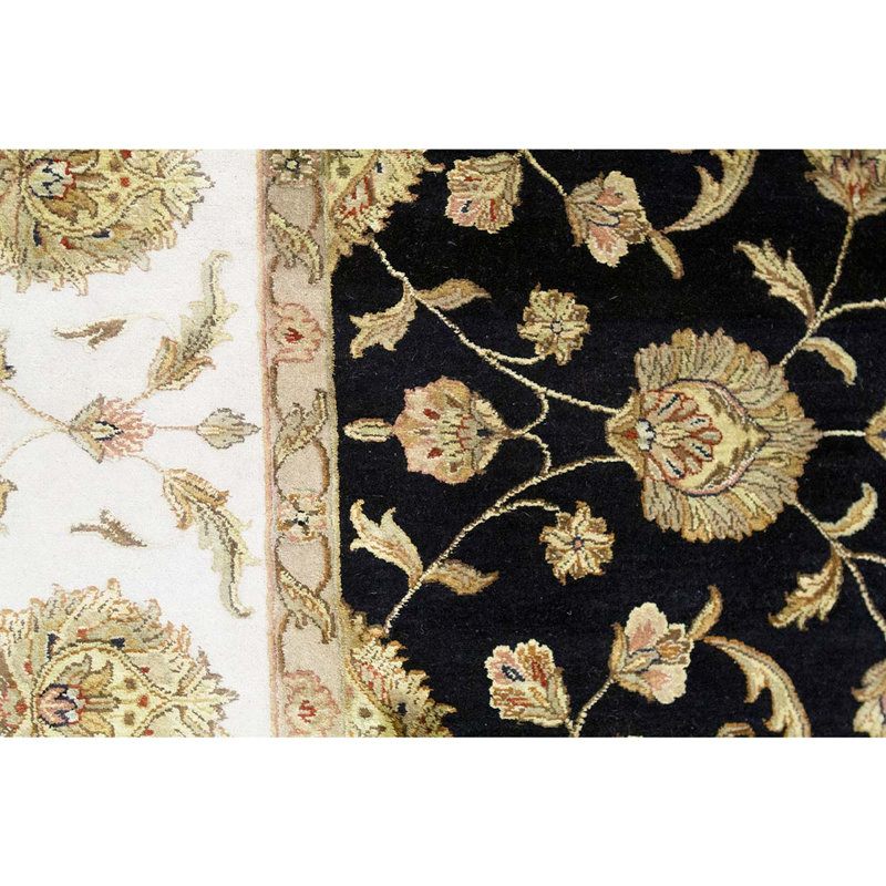 Handmade Silk and Wool Oriental Area Rug