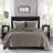 Luxurious Velvet Bedding Sets, King/cal King With Geometric Design