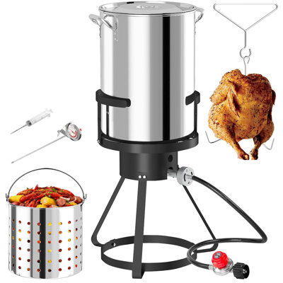 50,000BTU Propane Burner Outdoor Turkey Fryer