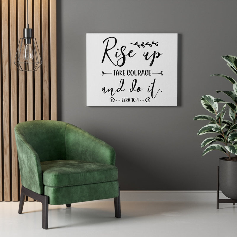 Take Courage - Wrapped Canvas Print, 61cm H x 76cm W