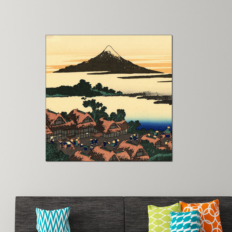 Hokusai - Wrapped Canvas Painting, 100cm H x 100cm W x 1.8cm D