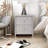 Isenbert 21.9" 2 Drawer Nightstand-1249365480