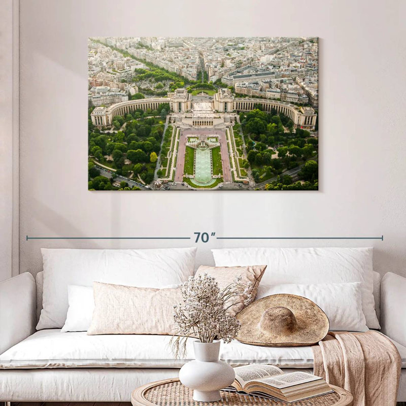 Sireci au-dessus de Paris, H 30 po x l 45 po