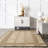 Bronya Solid Tiled Jute Area Rug-1011576469