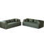 Lit escamotable de 78,7 po, matelas en chenille de 2 pièces, 4 sièges, matériau respirant, mousse, sans assemblage, canapé convertible à poche latérale, fabrication, tissu, rangement intégré