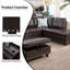 Canapé modulaire en cuir synthétique 3 pièces-1820466972