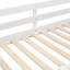 Lit superposé simple sur simple avec 4 tiroirs et 3 tablettes-1258991505