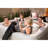 Lifesmart Spas LS100 110 Volt 4-Person 13-Jet Rectangle Plug and Play Hot Tub-43709631