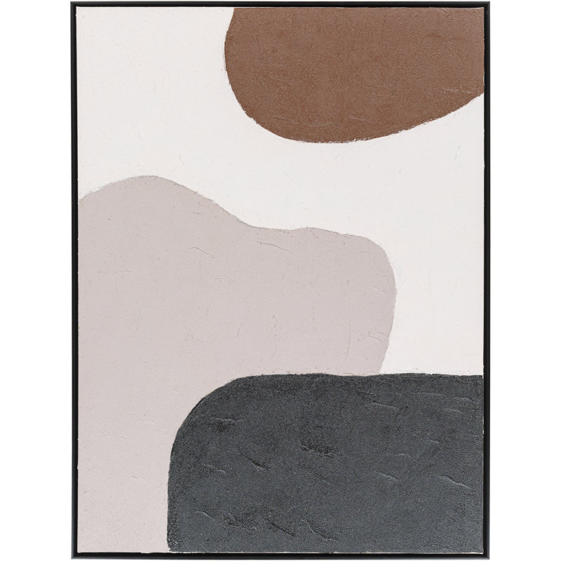 Ensemble de 2 peintures sur toile encadrées