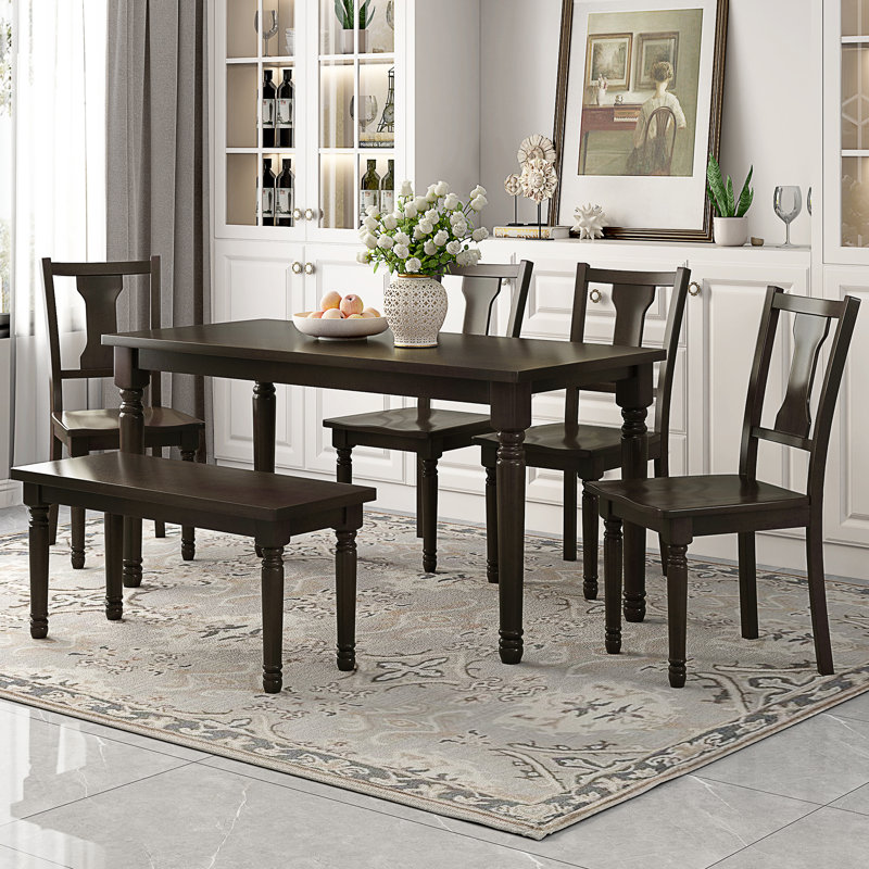 Ensemble repas pour 6 personnes Goldene, Espresso