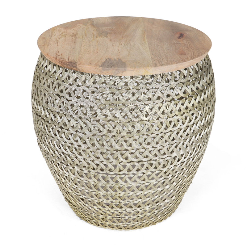 Dochia Metal Accent Stool