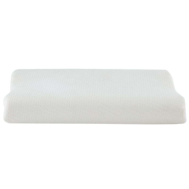 Home Détails Oreiller en mousse à mémoire de forme 12 x 20 | Soutien cervical du cou | Coussin orthopédique | Conception ergonomique pour soulager la douleur