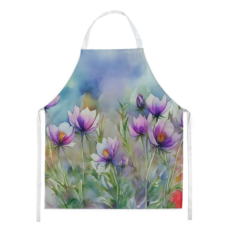 Iris du Tennessee en tablier aquarelle, Fleurs de South Dakota Pasque