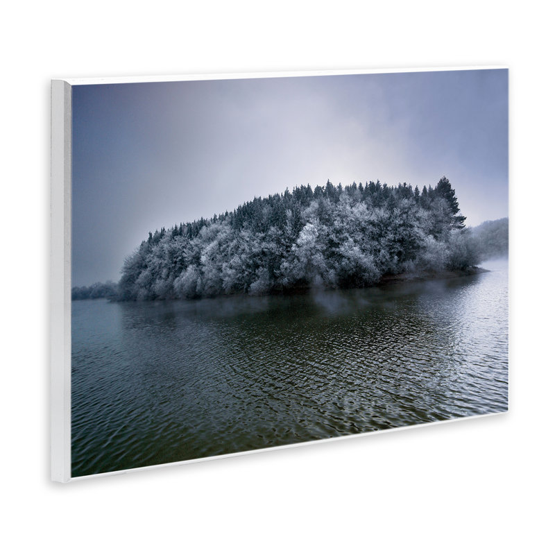 Plaque murale Invierno Antano Island View, design par Urtzi Vera, H 10 po x l 15 po