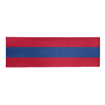 Tapis rouge/bleu