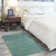 Mullican Sandy Solid Blue/Green Easy Care Indoor/Outdoor Area Rug