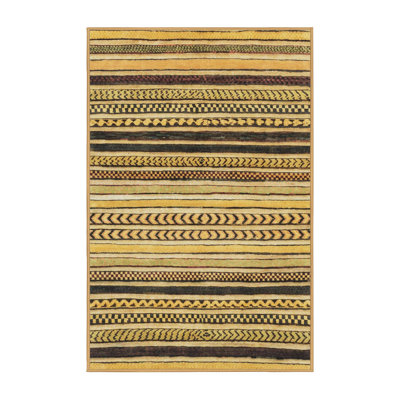 Tapis décoratif multicolore à motif abstrait