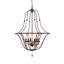 Norwich 6 - Light Glass Chandelier