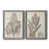 Toile avec cadre gris