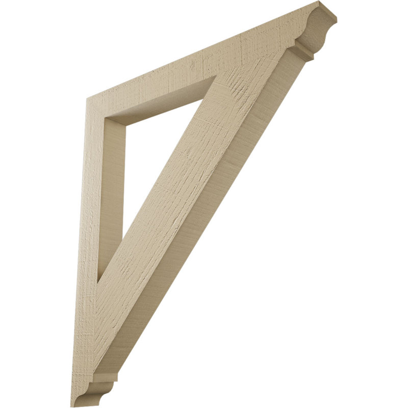 Support traditionnel en cèdre brut à grain de bois TimberThane, H 36 po x l 3,5 po x P 32 po
