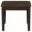 3-Piece Dark Brown Coffee And End Table Set