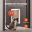 Le rabat de remplacement pour porte pour animal de compagnie, compatible avec les portes à rabat pour animal de compagnie, mesure 5,25 po x 8,13 po de plus durable, résistant aux intempéries, rabat de porte pour chien en PVC avec bande magnétique longue (petit)