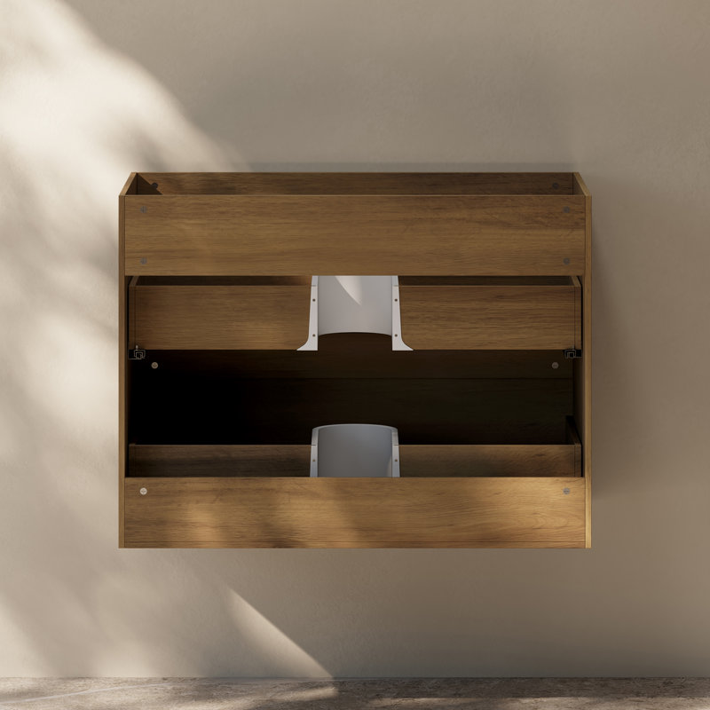 Armoire de salle de bain murale sans comptoir 30 po Liberte, Chêne brun