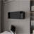 Wenge Floating Cabinet With Sliding Door