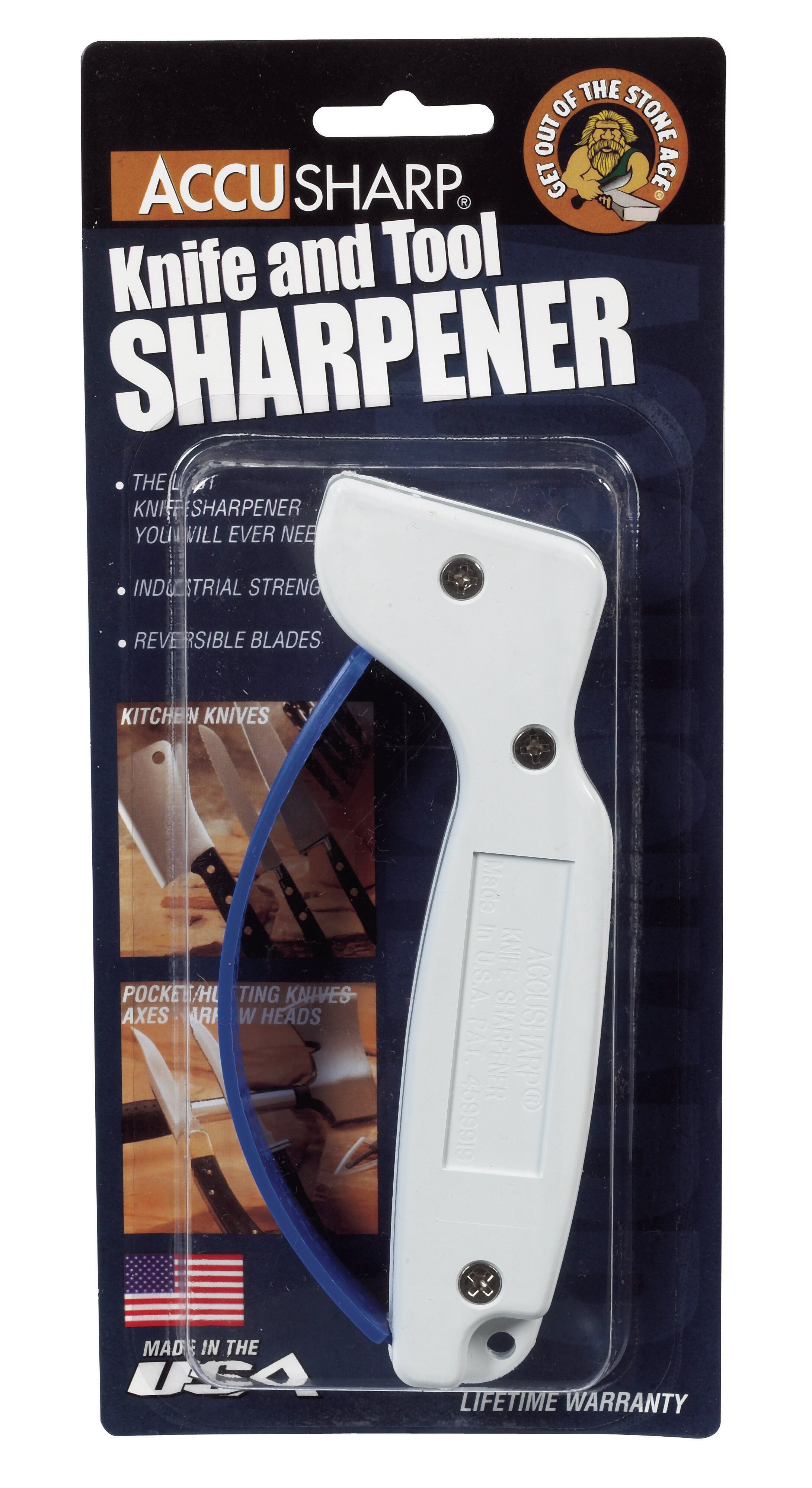 Farberware Edgekeeper 3 Stage Tabletop Kitchen Knife and Shear Sharpener, 7.5-Inch, Black