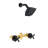 5 Inch Wall Mount Shower System 2 Handle Shower Faucet Set 6 Spray Brass High-Pressure Shower Trim Kit With Rough-In Valve-119969548