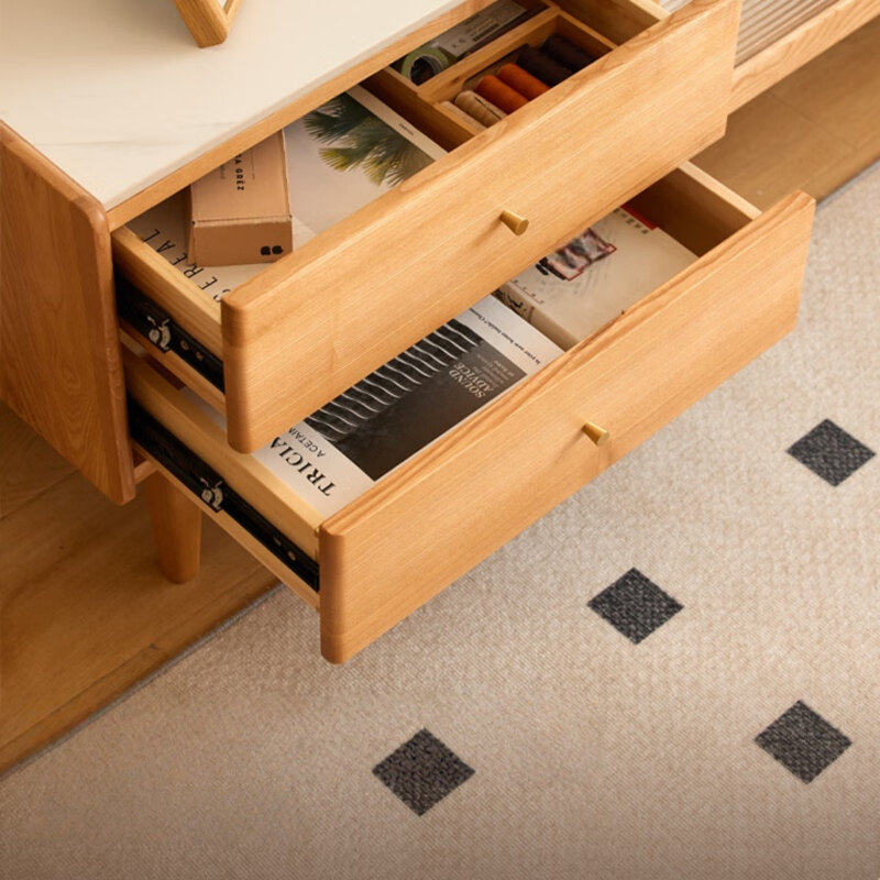 Meuble télé simple en bois massif