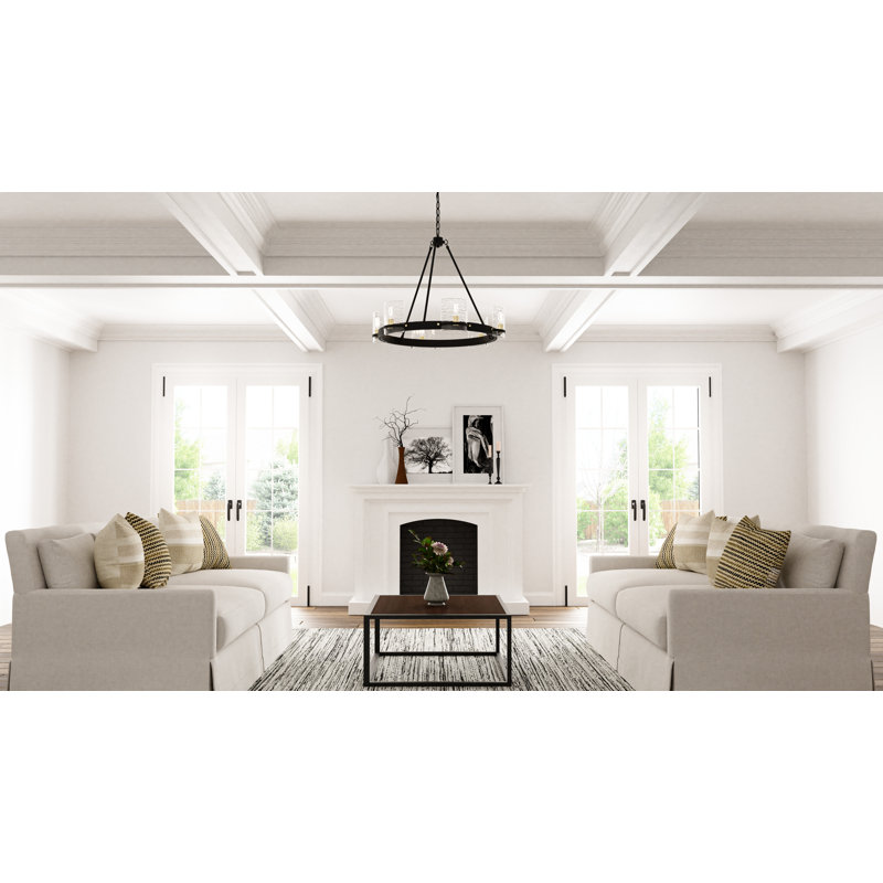 Alyworth 6-Light Matte Black Chandelier