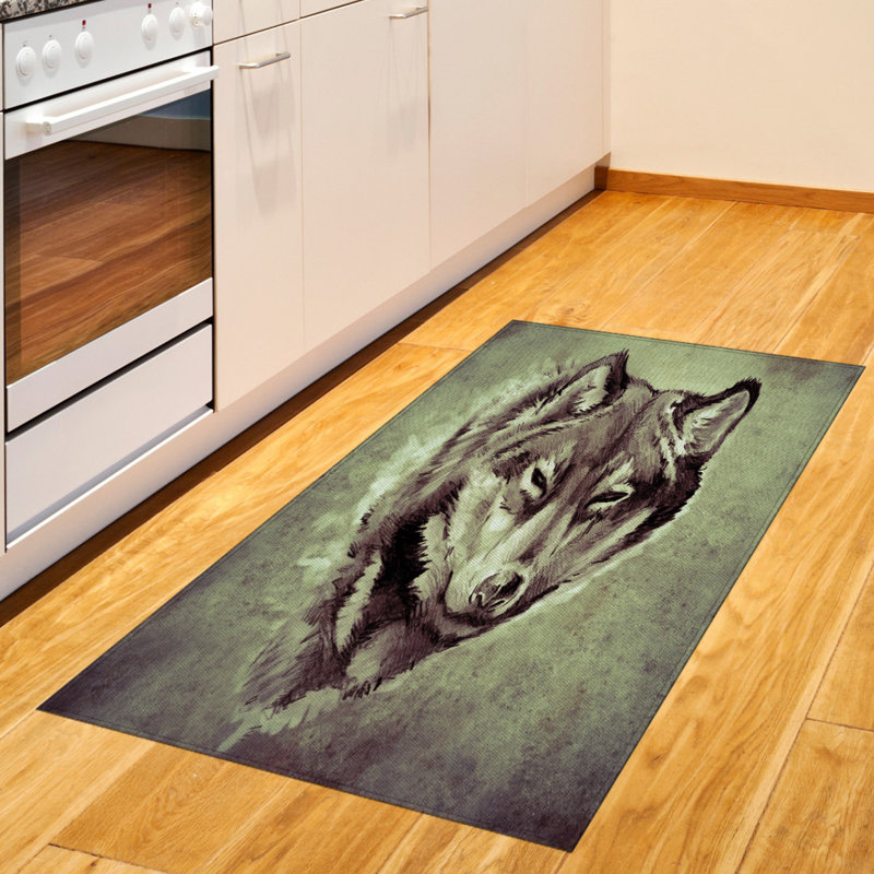Tattoo High Density Long Fiber Poly Threads Decorative Area Rug Carpet, Rectangle 2'7" x 5'