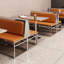 Banc rembourré en similicuir