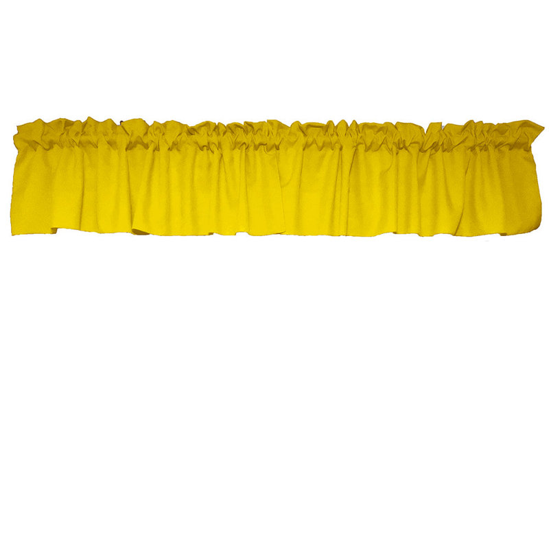 Cantonnière sur mesure l 58 po Pastorella, L 58 po x L 24 po, Citron