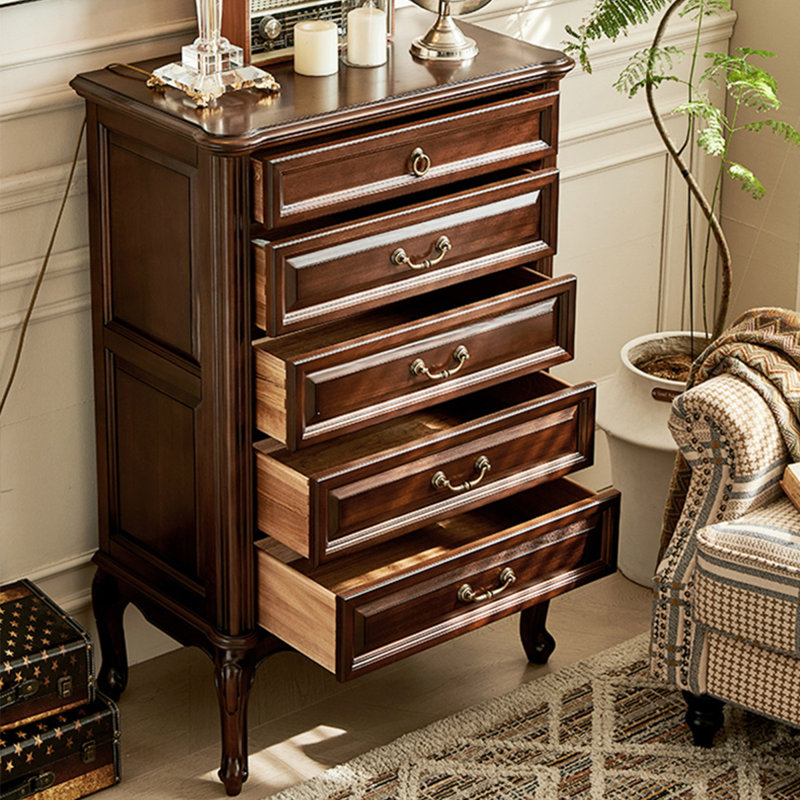Armoire d'appoint en noyer massif