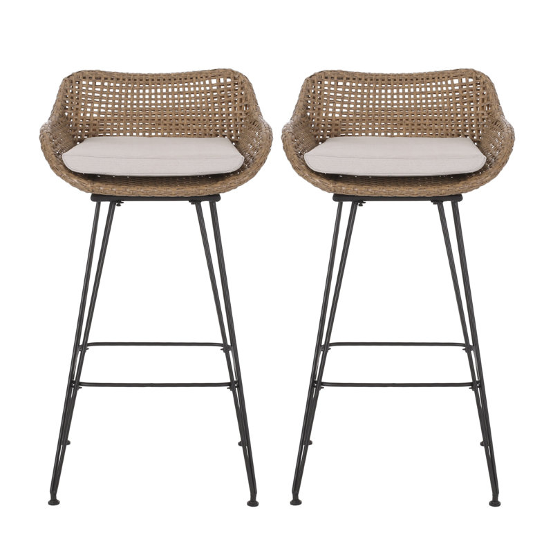Tabourets de bar d'extérieur modernes et minimalistes